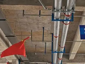 正镶白旗管廊支架的安装方法